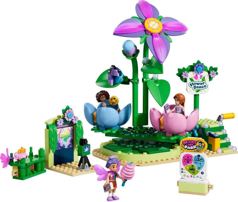 LEGO Friends set 42702 Spinning Flower & Fairy Teacup Ride, 321 pieces, LEGO product photograph