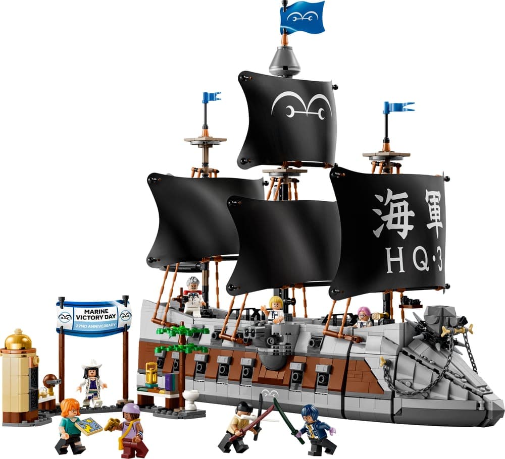 LEGO One Piece set 75646 Garp's Marine Battleship, 1,705 pieces, LEGO product photograph