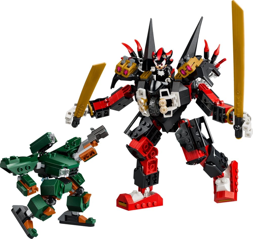 LEGO Sonic the Hedgehog set 77120 Shadow's Mech vs. G.U.N. Trooper, 374 pieces, LEGO product photograph