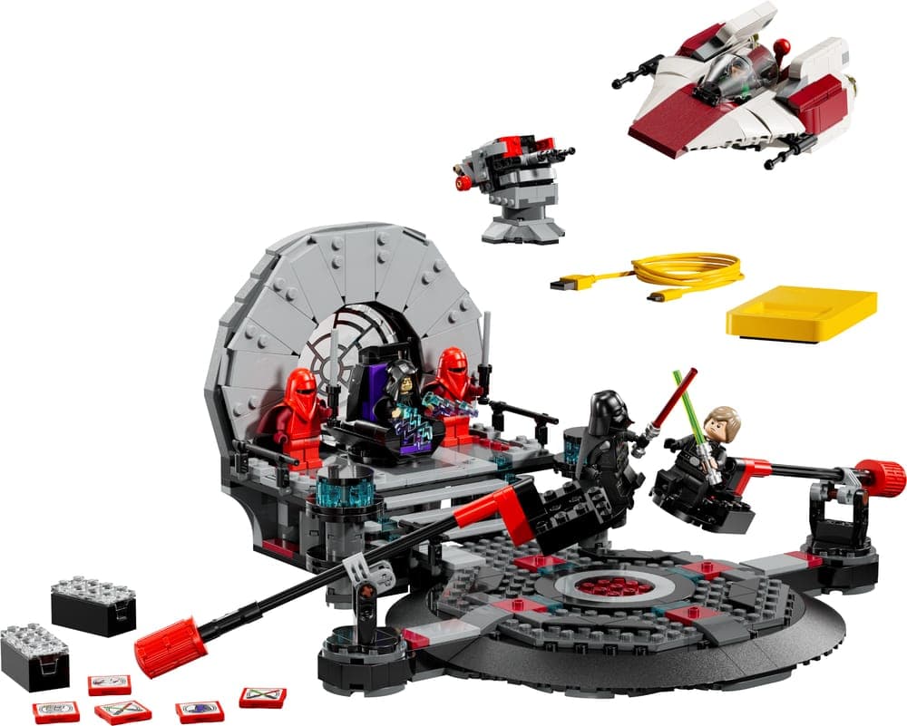 LEGO Star Wars set 75427 SMART Play™: Throne Room Duel & A-Wing™, 962 pieces, LEGO product photograph