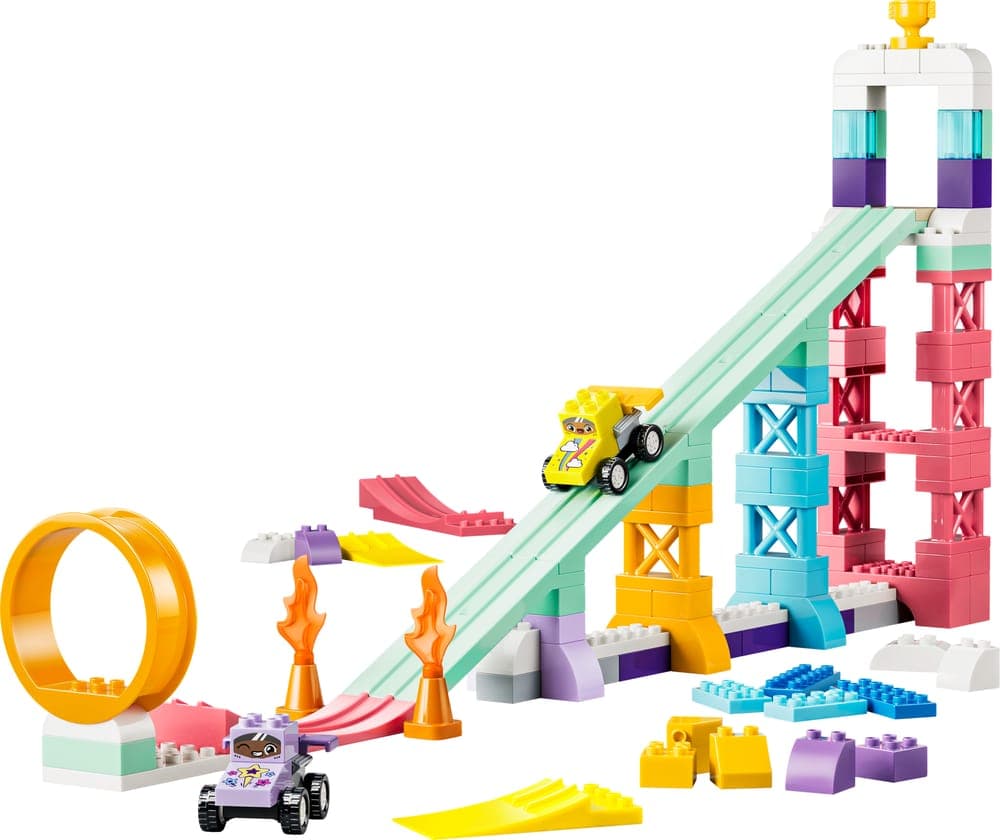 LEGO DUPLO set 10478 3 in 1 Creative Ramps with Vehicles, 111 pieces, LEGO product photograph