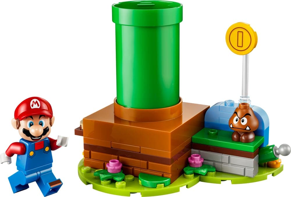 LEGO Super Mario set 72052 Mario's Pipe Jump, 61 pieces, LEGO product photograph