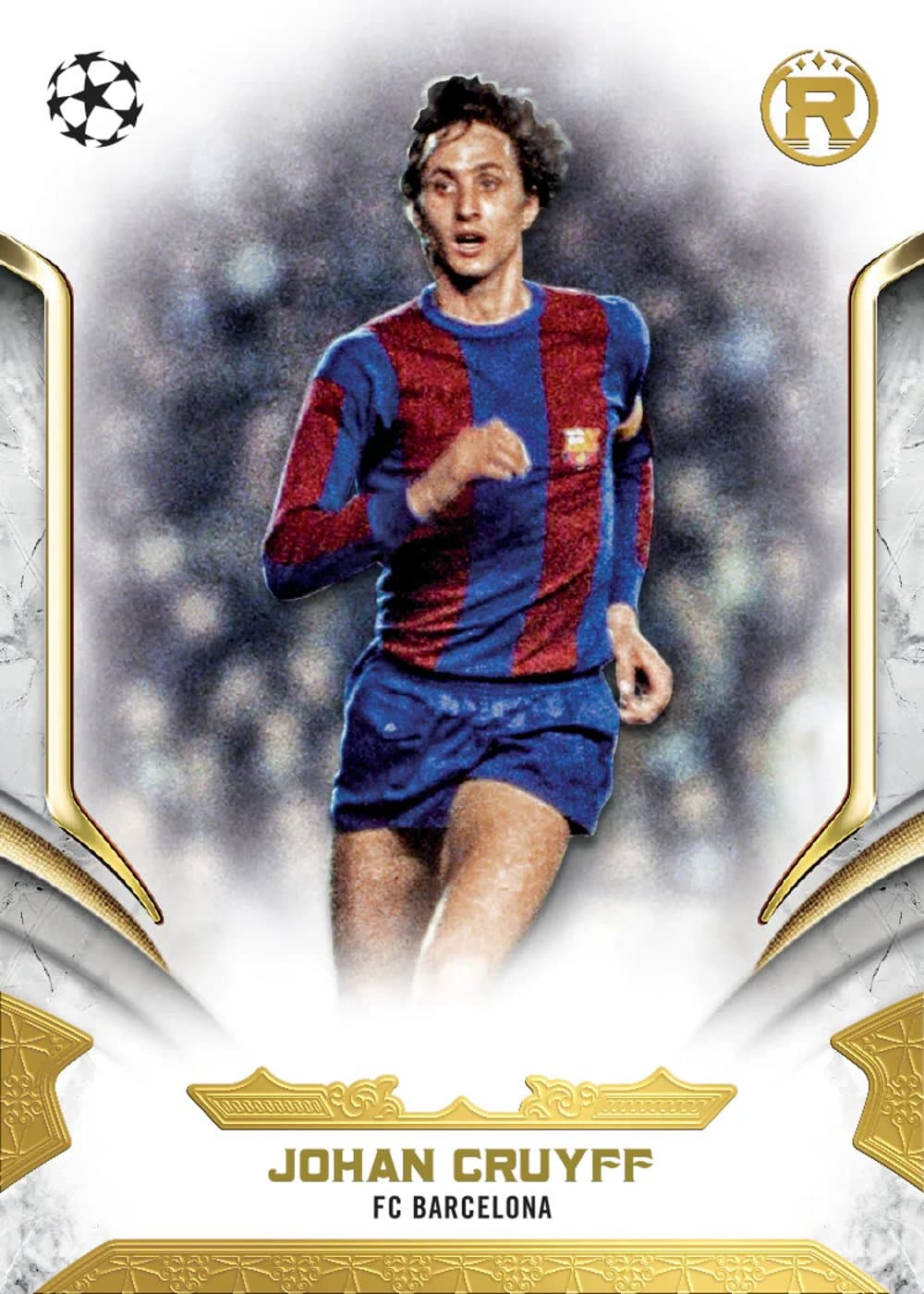 soccer trading card from 2024-25 Topps Reverence UEFA Club Competitions, published by Topps