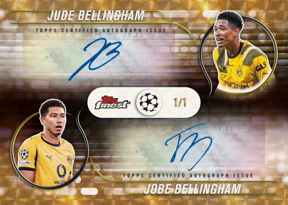 Superfractor soccer trading card, 26 UCCF 3501 FR parallel from 2025-26 Topps Finest UEFA Club Competitions by Topps