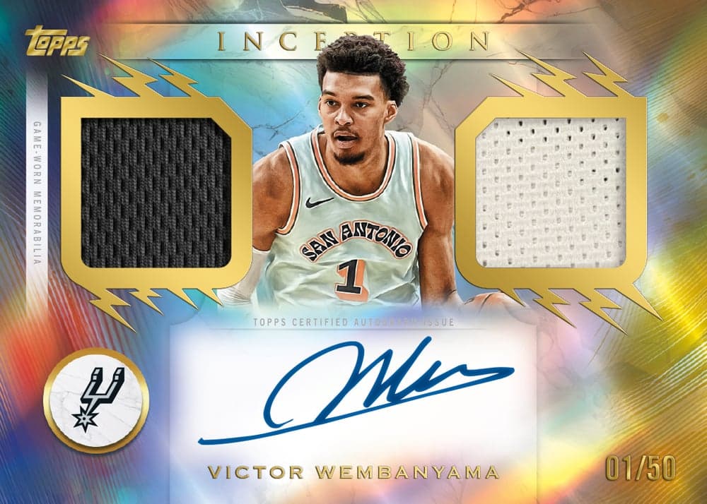 Electricity basketball trading card, 26 TIBK 3101 FR Gold parallel from 2025-26 Topps Inception Basketball by Topps