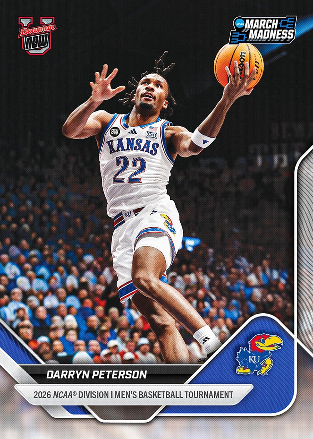 basketball trading card from 2025 Bowman U NOW Basketball 2025-26, published by Topps