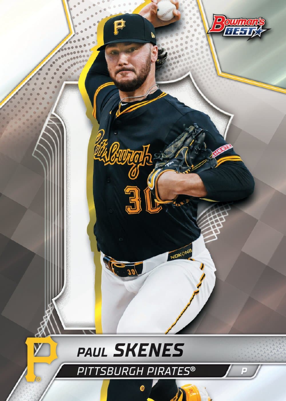 baseball trading card from 2025 Bowman's Best Baseball, published by Topps