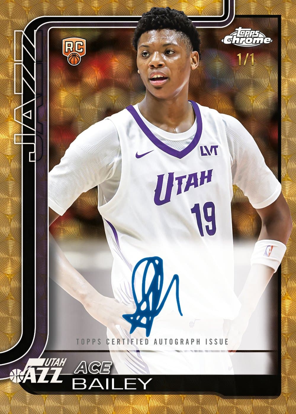 basketball trading card from 2025 Topps Chrome Basketball, published by Topps