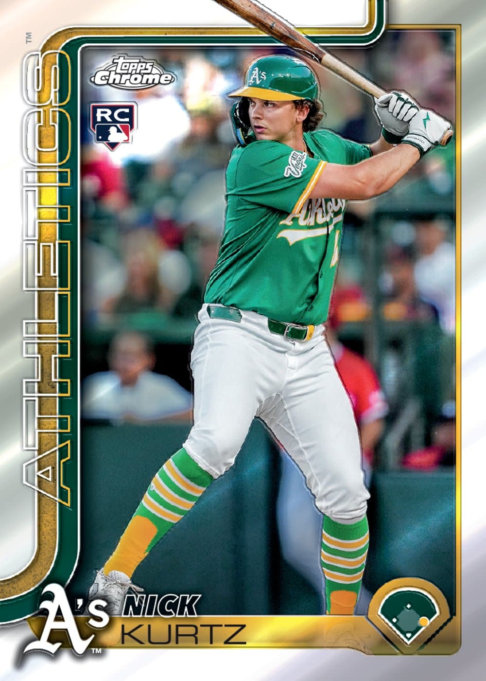 baseball trading card from 2025 Topps Chrome Update Series Baseball, published by Topps