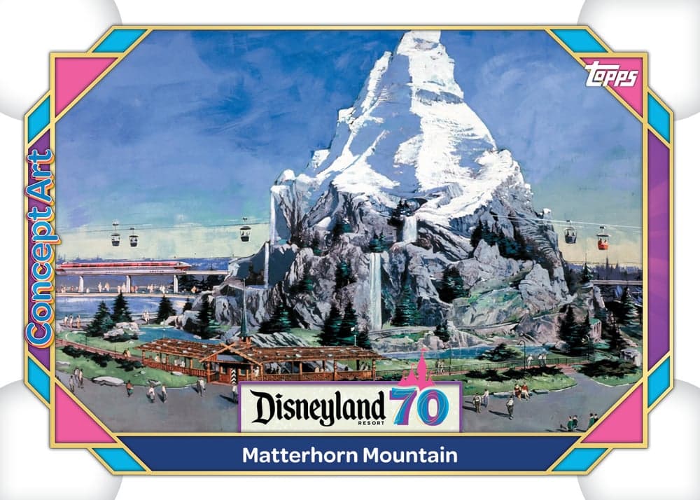 Disney trading card from 2025 Topps Disneyland 70th Anniversary, published by Topps