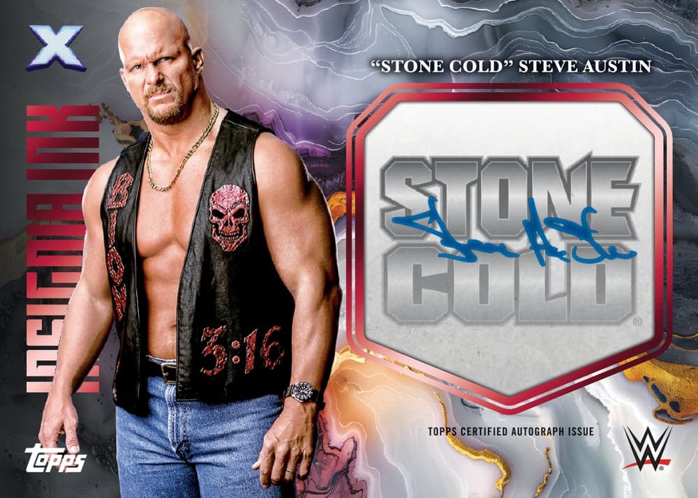 wwe trading card from 2025 Topps Exalted WWE, published by Topps
