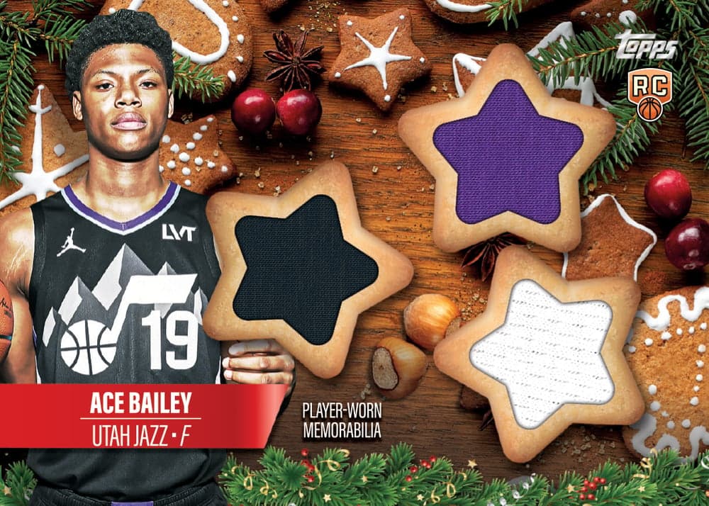 basketball trading card from 2025-26 Topps Holiday Basketball, published by Topps
