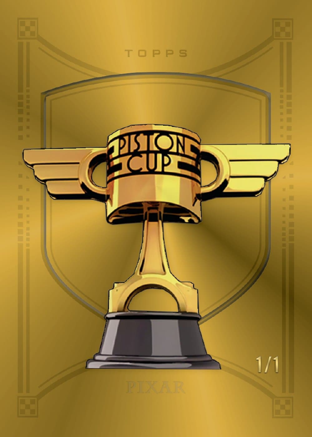 Disney trading card from 2025 Topps Pixar Gold, published by Topps