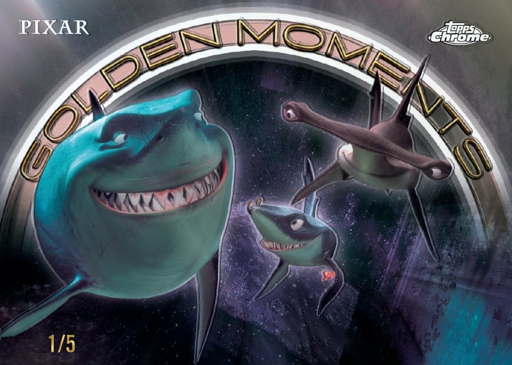 Disney trading card from 2025 Topps Pixar Gold, published by Topps