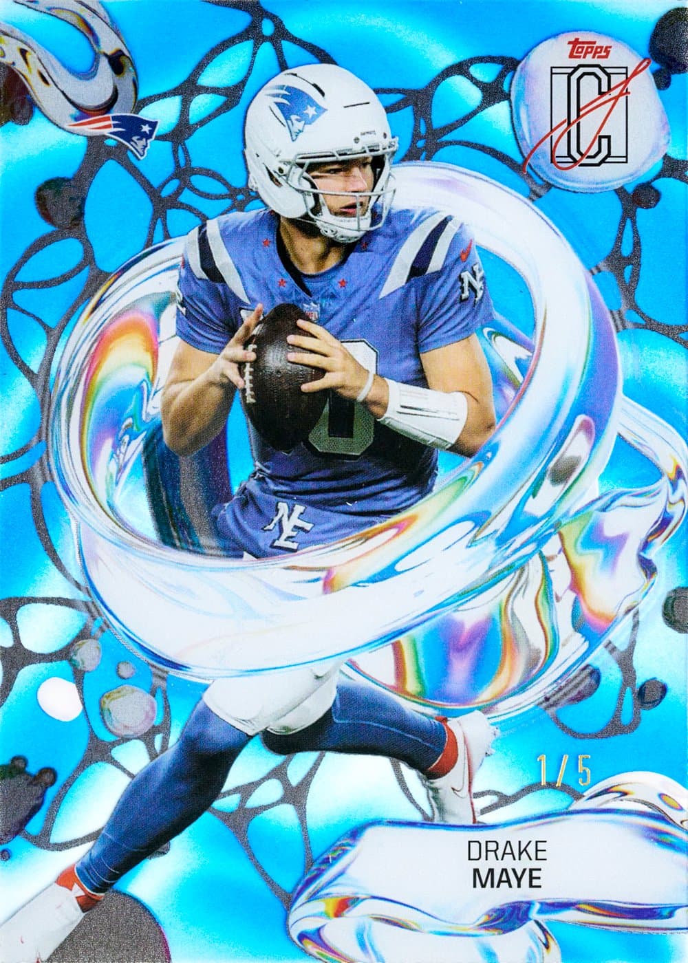 football trading card from 2025 Topps Signature Class Football, published by Topps