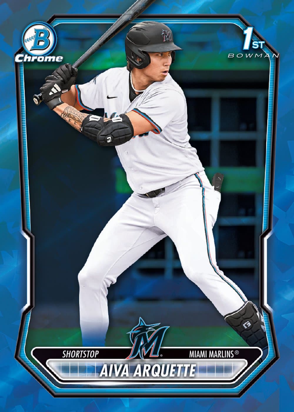baseball trading card from 2026 Bowman Baseball Sapphire Edition, published by Topps