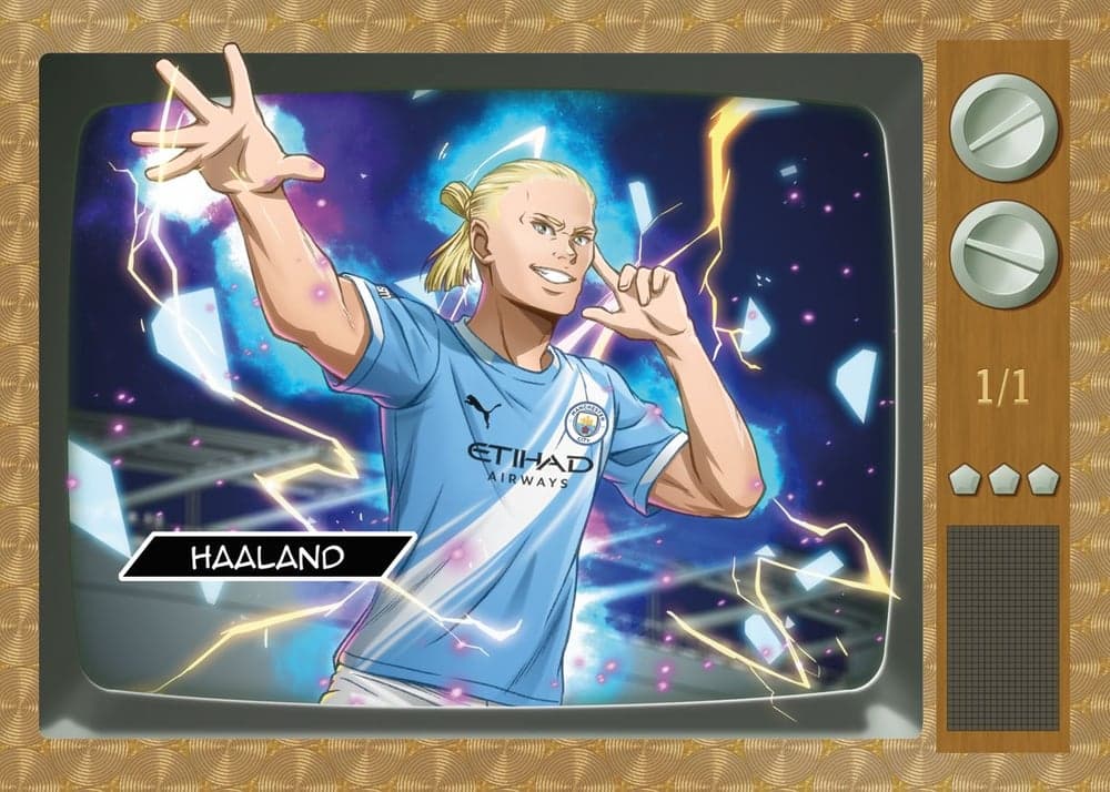 F soccer trading card, 3101 26 PLCM CHROME ANIME parallel from 2026 Topps Chrome Premier League by Topps