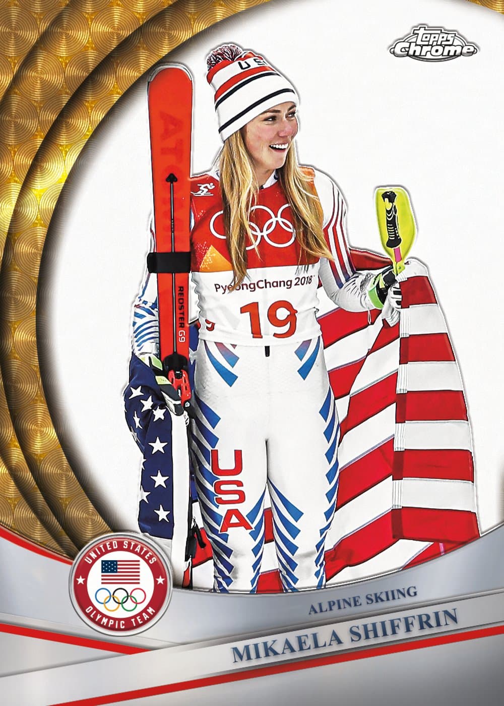 olympics trading card from 2026 Topps Chrome U.S. Winter Olympic and Paralympic Team Hopefuls, published by Topps