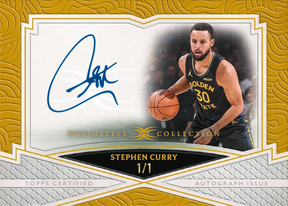 Parallel basketball trading card, 25 DCBK 2068 FR Gold parallel from 2026 Topps Definitive Basketball by Topps
