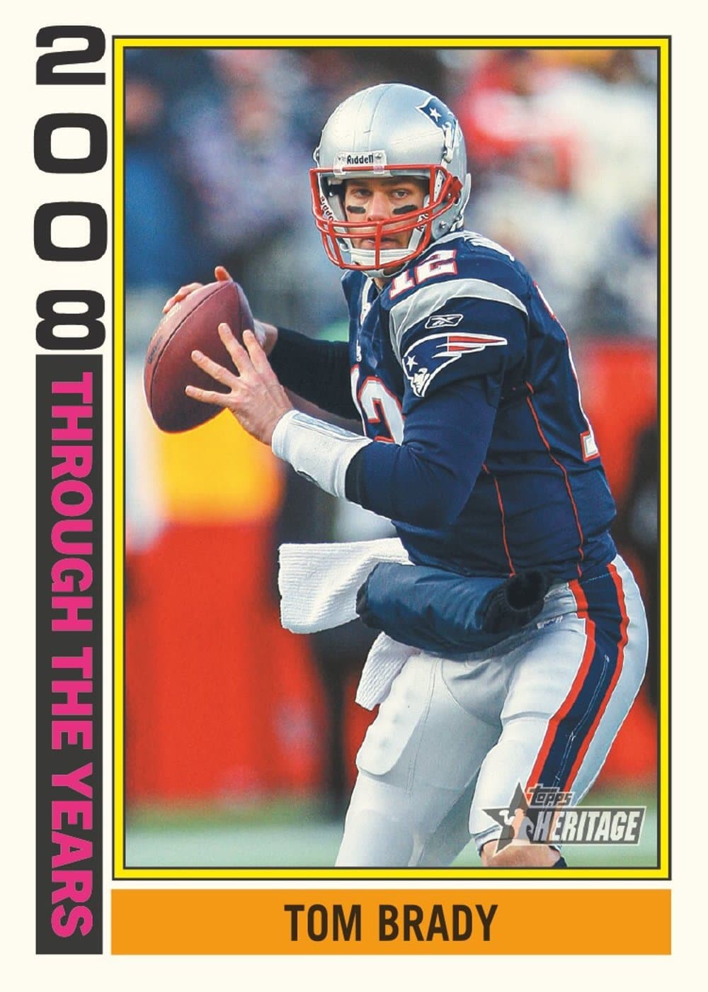football trading card from 2026 Topps Heritage Football, published by Topps