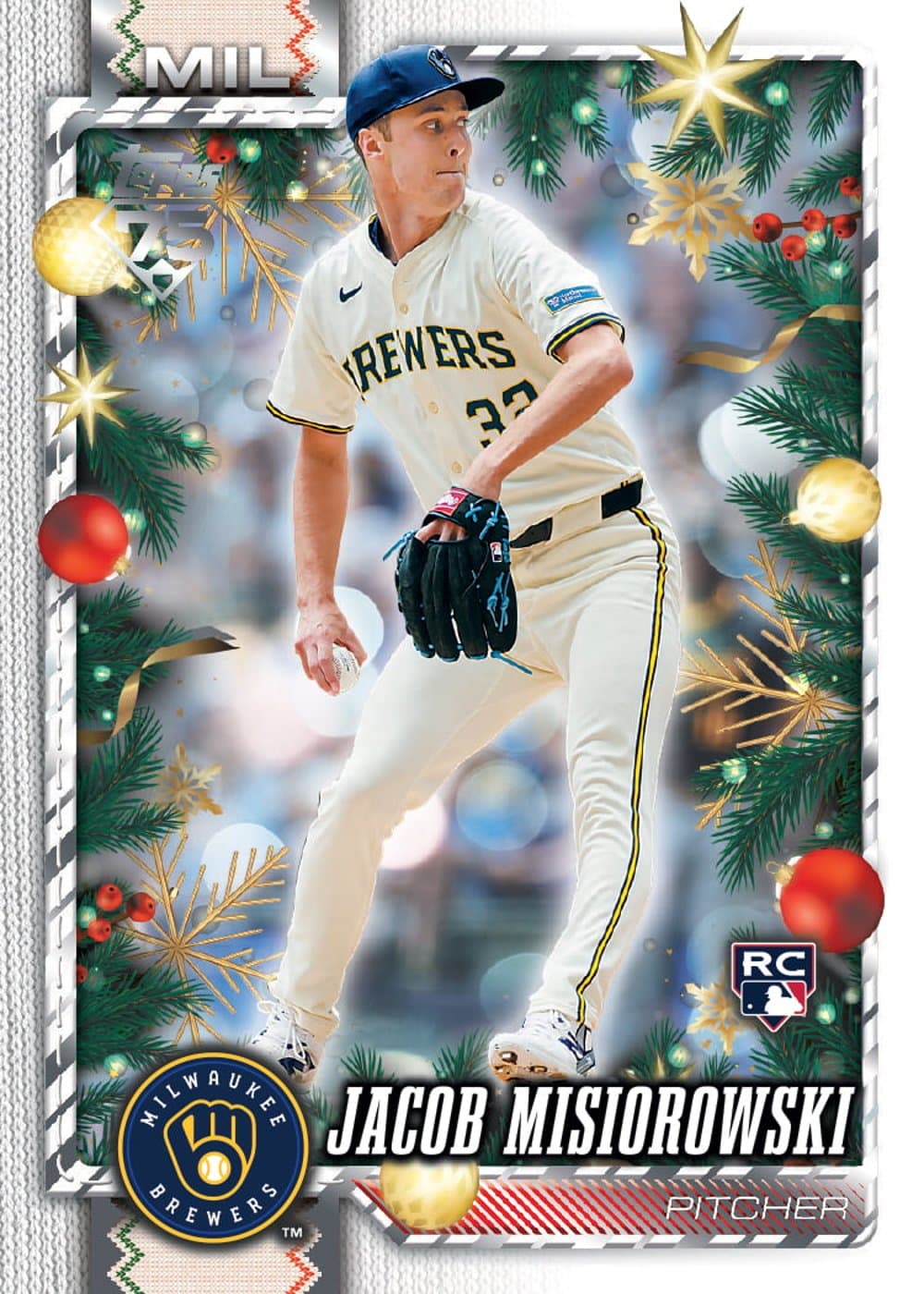 baseball trading card from 2026 Topps Holiday Baseball, published by Topps