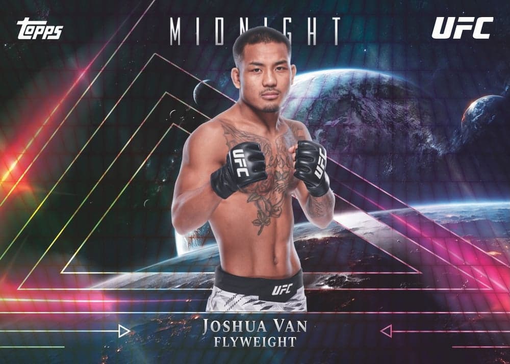 ufc trading card from 2026 Topps Midnight UFC, published by Topps