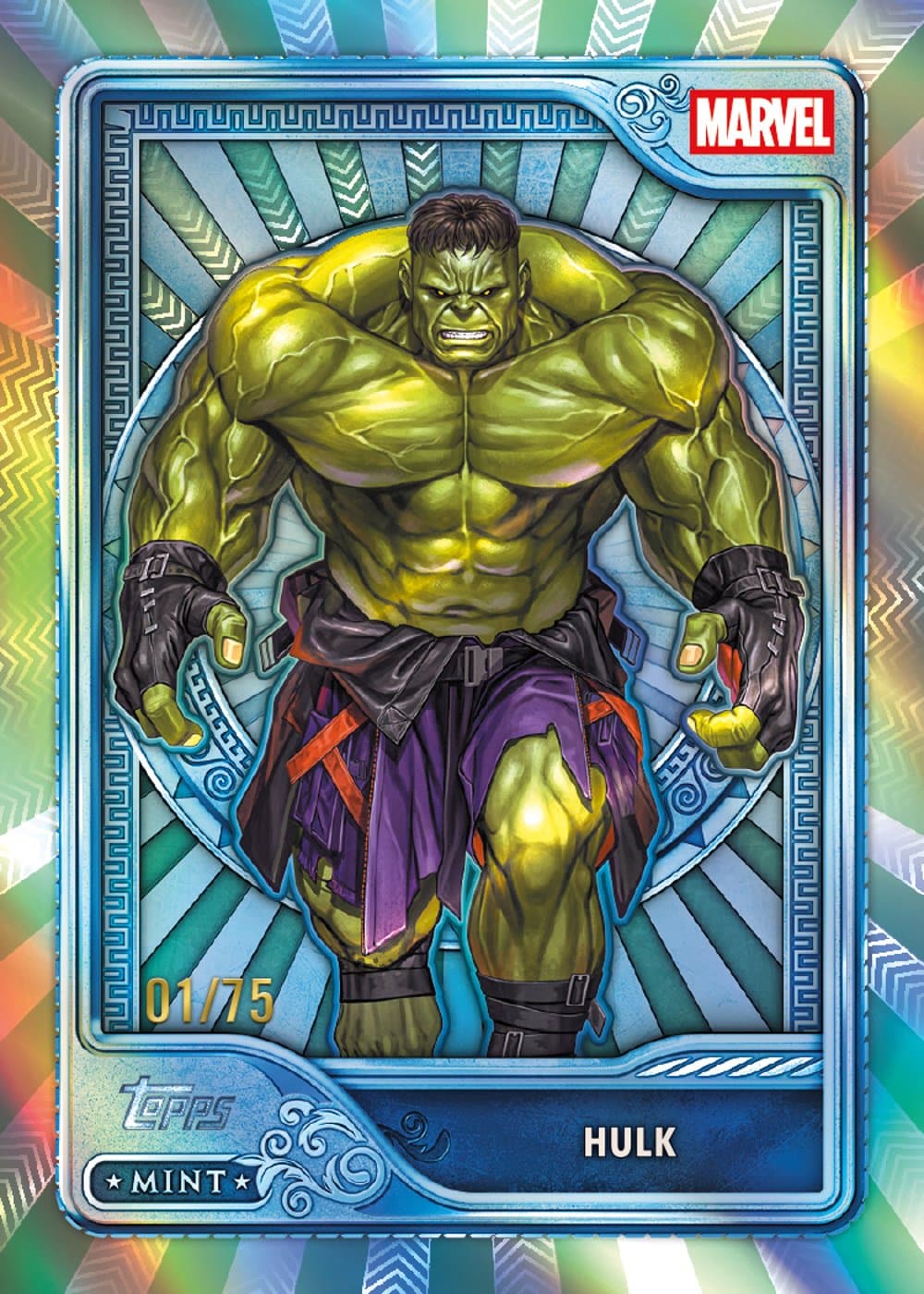 Foil Marvel trading card, 26 MARM 1312 FR Green Mint parallel from 2026 Topps Mint Marvel by Topps