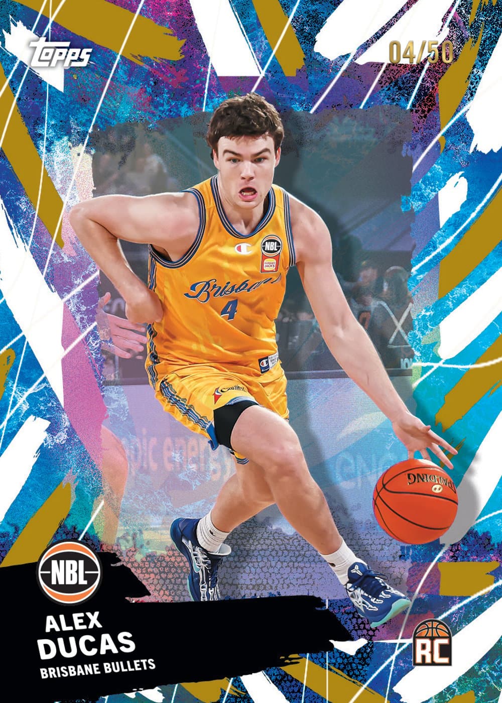 Gold Parallel basketball trading card, 26 NBLC 1012 FR parallel from 2026 Topps NBL Basketball by Topps