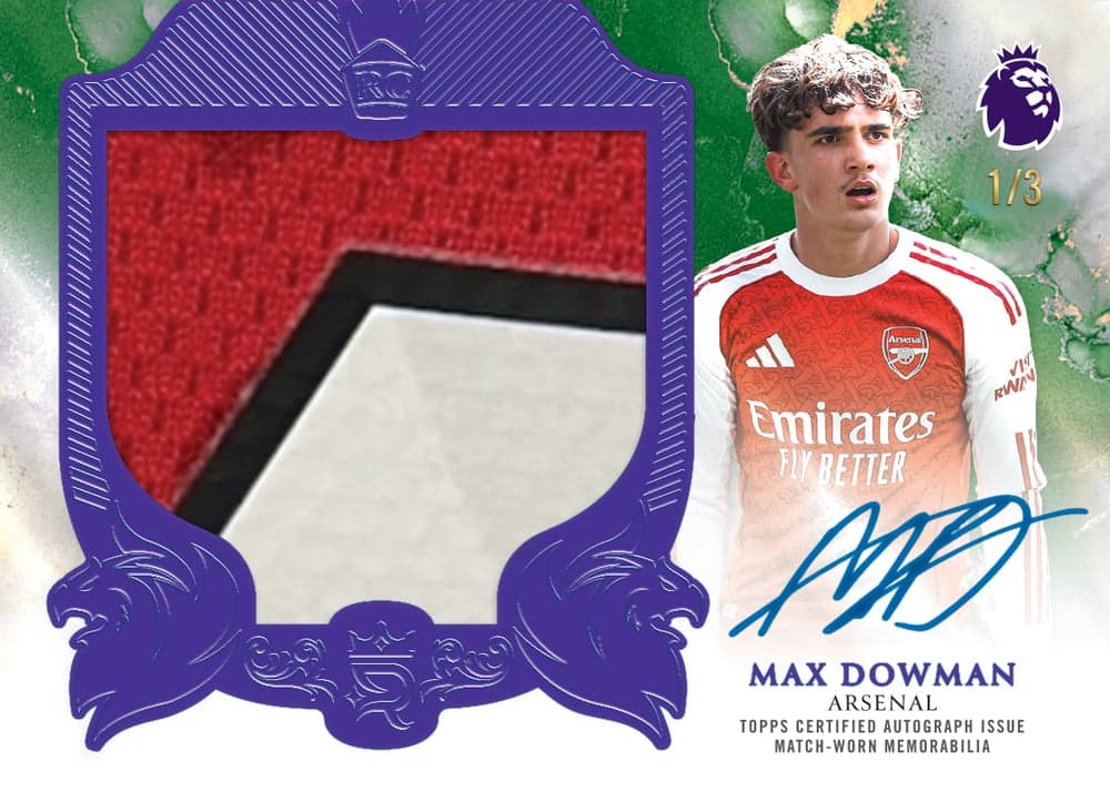 soccer trading card from 2026 Topps Royalty Premier League, published by Topps