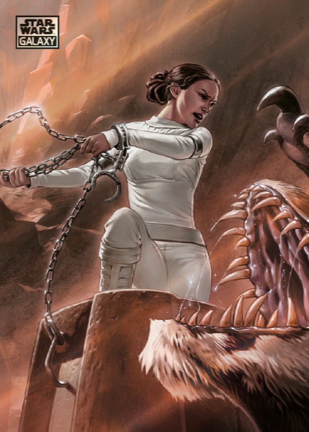 star wars trading card from 2026 Topps Star Wars Chrome Galaxy, published by Topps