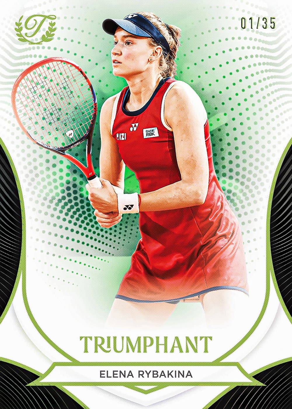 tennis trading card from 2026 Topps Triumphant Tennis, published by Topps