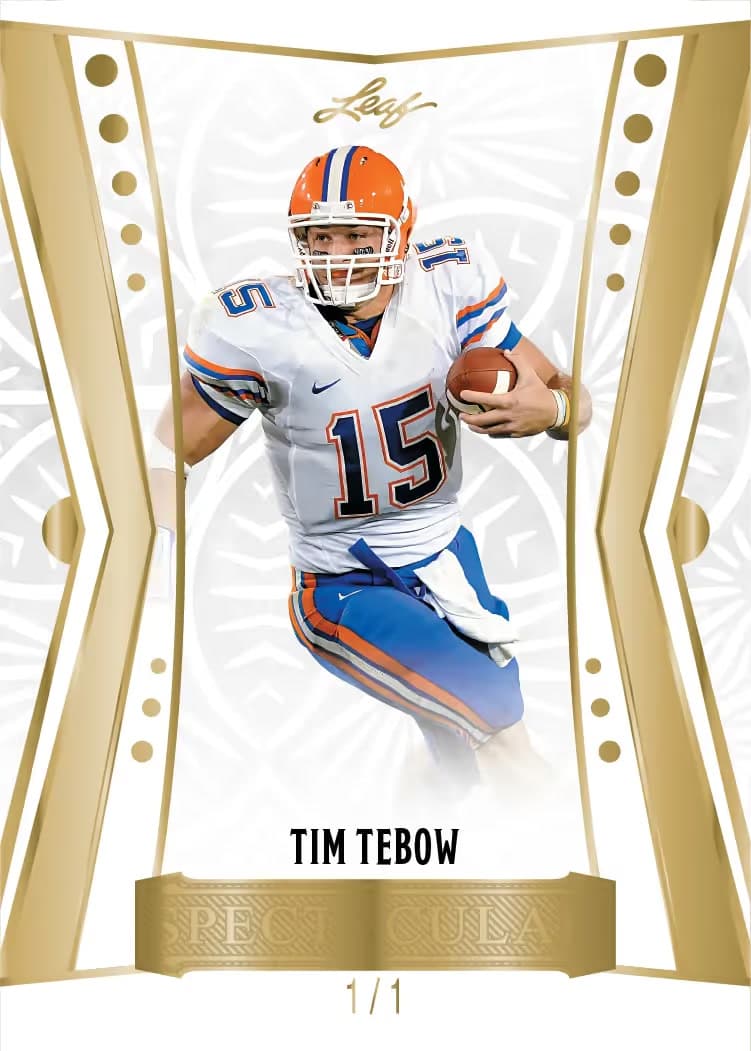 trading card from 2026 Leaf Spectacular Football, published by Leaf
