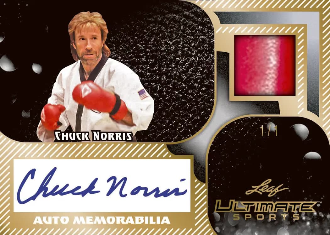 trading card from 2026 Leaf Ultimate Sports, published by Leaf