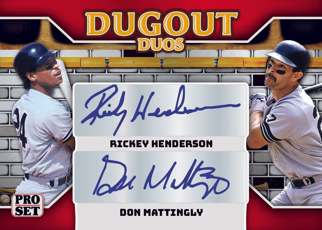 SC1 trading card, 26 PS Metal BB Dugout Duos Auto parallel from 2026 Pro Set Metal Baseball by Leaf