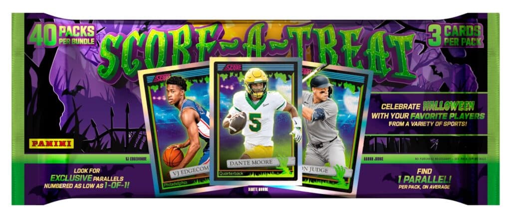 Sealed All Treat, No Tricks: Panini Score-A-Treat Returns for 2026 box, Panini product photograph