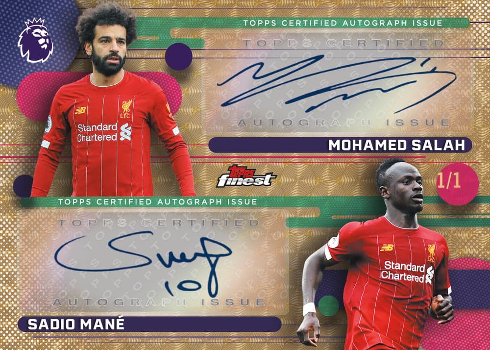 CRF soccer trading card, 4507 26 FPML FINEST PARTNERSHIPS parallel from Topps Finest Premier League by Topps