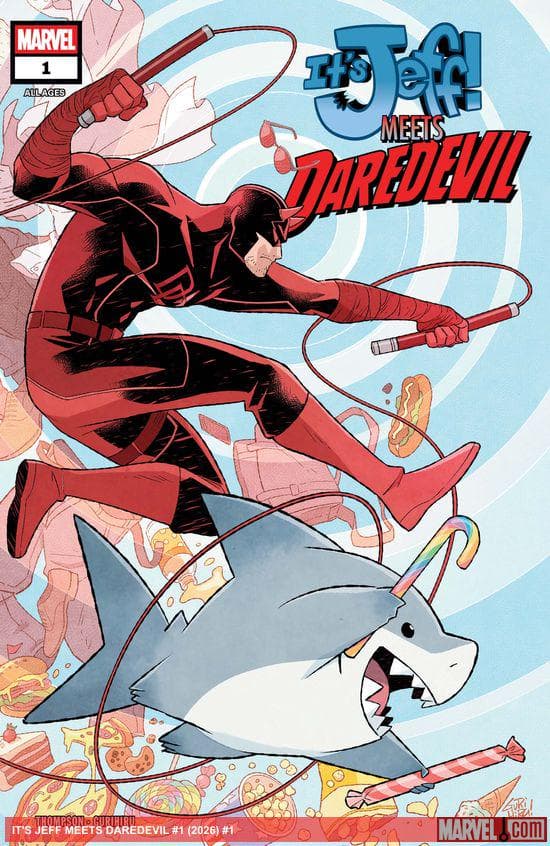 Cover of It's Jeff Meets Daredevil (2026) #1