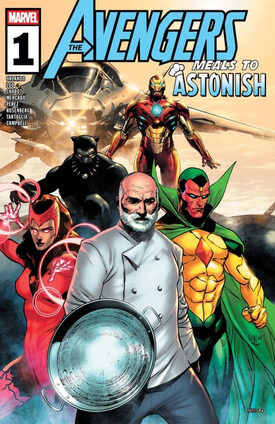 Cover of MEALS TO ASTONISH: AVENGERS (2026) #1