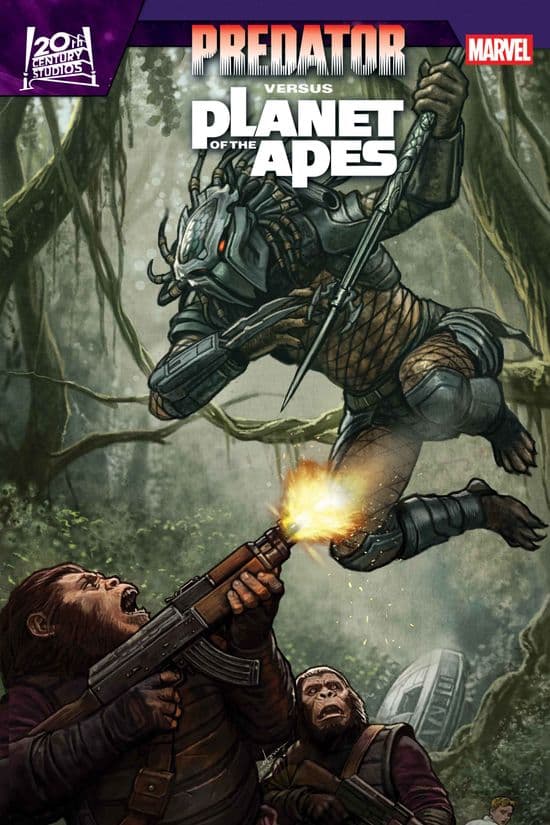 Cover of Predator Vs. The Planet Of The Apes (2026) #1