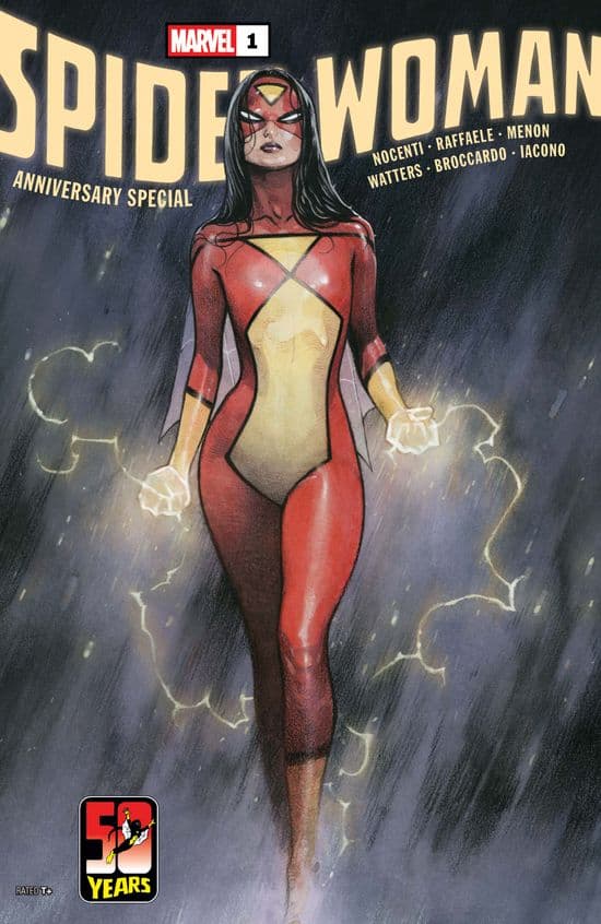 Cover of SPIDER-WOMAN 50TH ANNIVERSARY SPECIAL (2026) #1