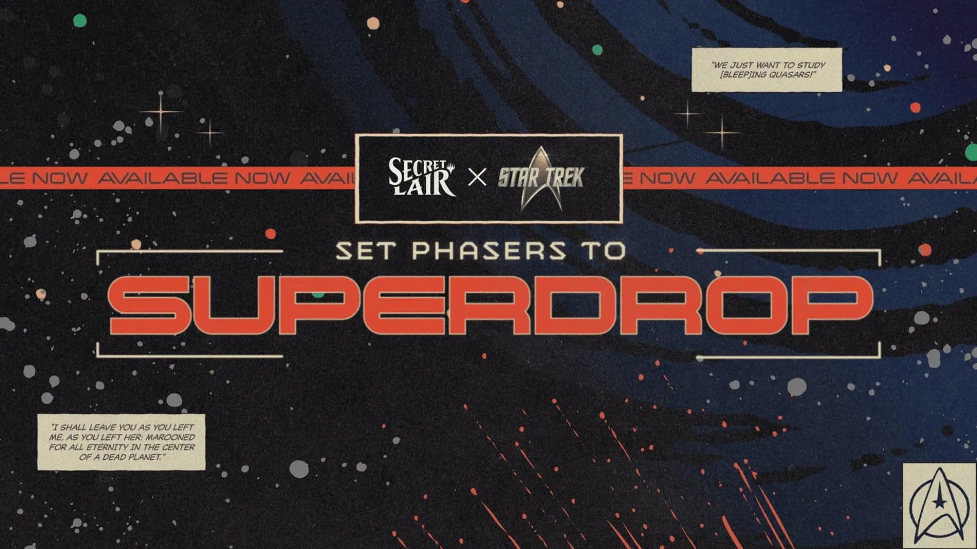 Magic: The Gathering Unveils Multiple Star Trek Secret Lair Sets, from the announcement published by Bleeding Cool