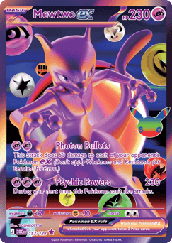 Mewtwo ex, card 157