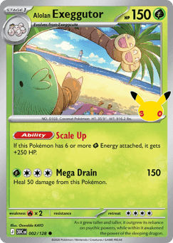 Alolan Exeggutor, card 2