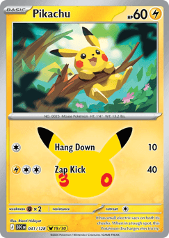 Pikachu, card 41