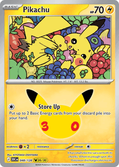 Pikachu, card 48