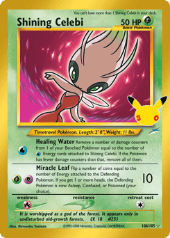 Shining Celebi, card 106