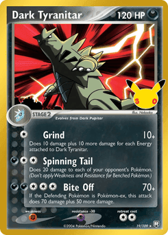 Dark Tyranitar, card 19